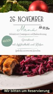 Abendessen 26.11.2025